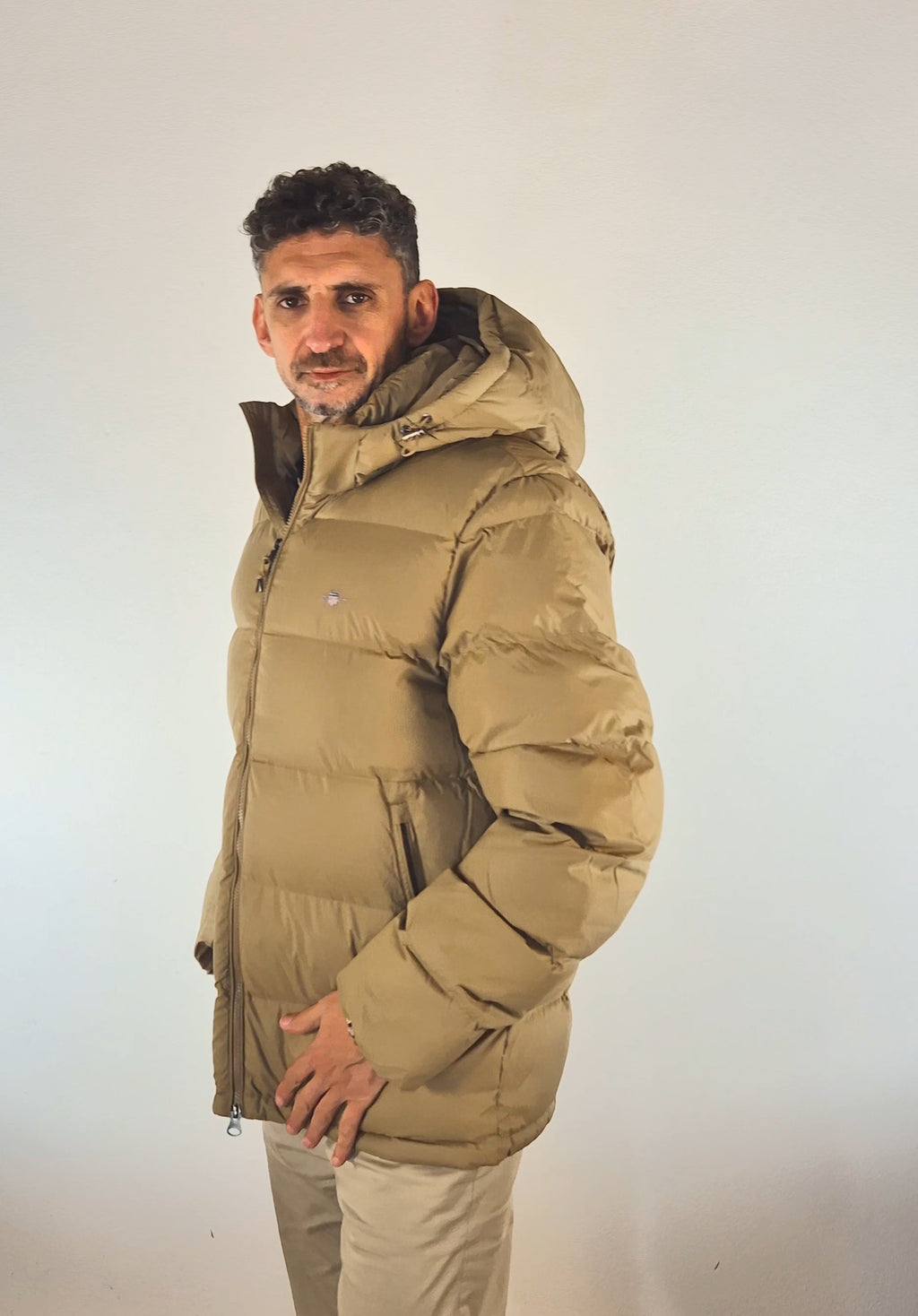 Gant giacchetto imbottito con cappuccio 25037006534264 beige