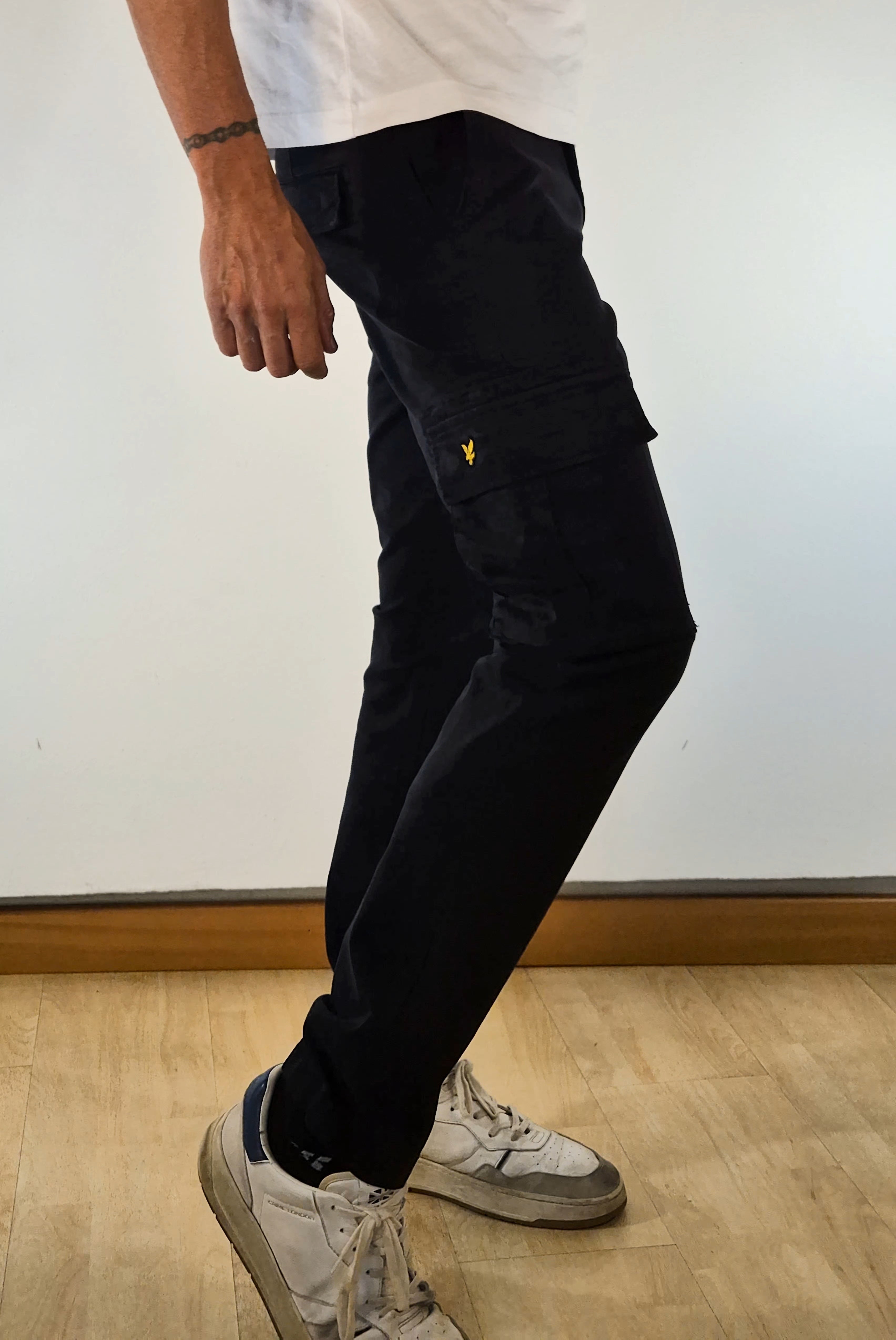 Lyle & Scott pantalone cargo TR2109ITA003 blu scuro