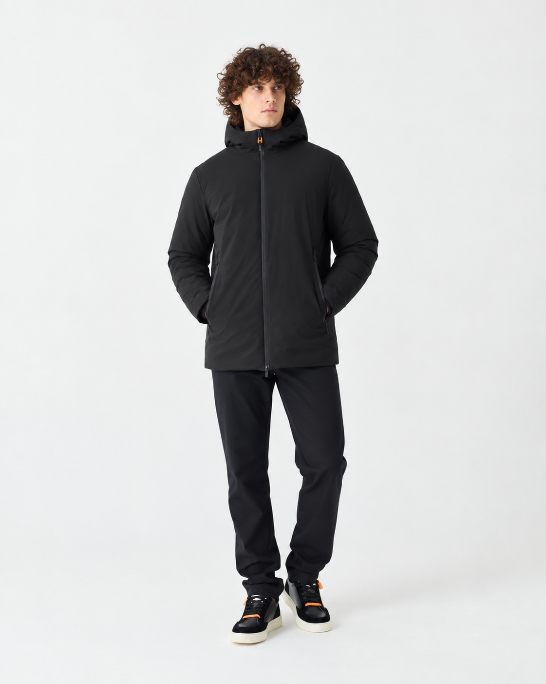 Suns giubbotto uomo tessuto tecnico nero GBS73030