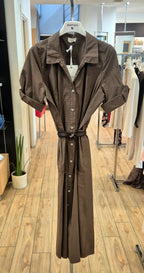 Susy Mix abito lungo 60462A 100% cotone marrone moro
