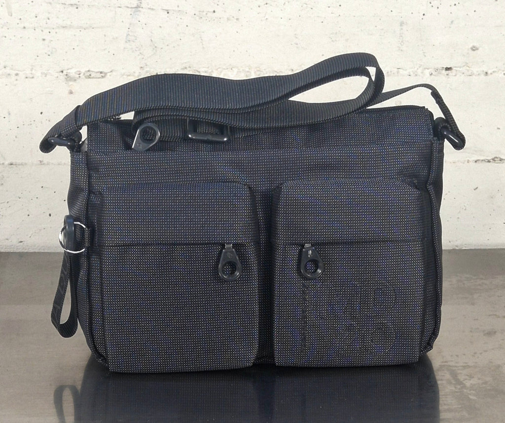 Mandarina Duck borsa tracolla con tasche MD20 P10QMTX5 STEEL
