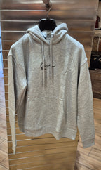 Kark Kani felpa hoodie cappuccio logo piccolo 6092548 grigio melange