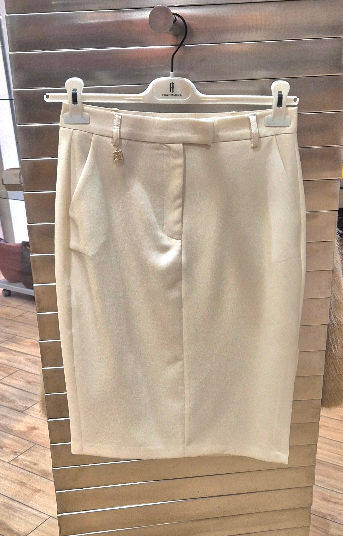 Fracomina gonna longuette bistretch SG2012W42901 B59 burro