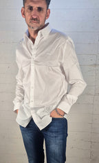 Guess camicia uomo strretch M1YH20W7ZK1 G011 bianca