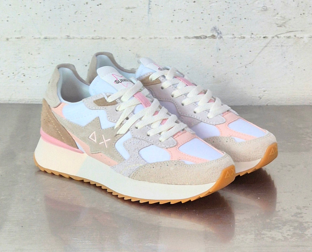 Sun 68 sneaker donna Z3621501 starlight multicolor option bianco