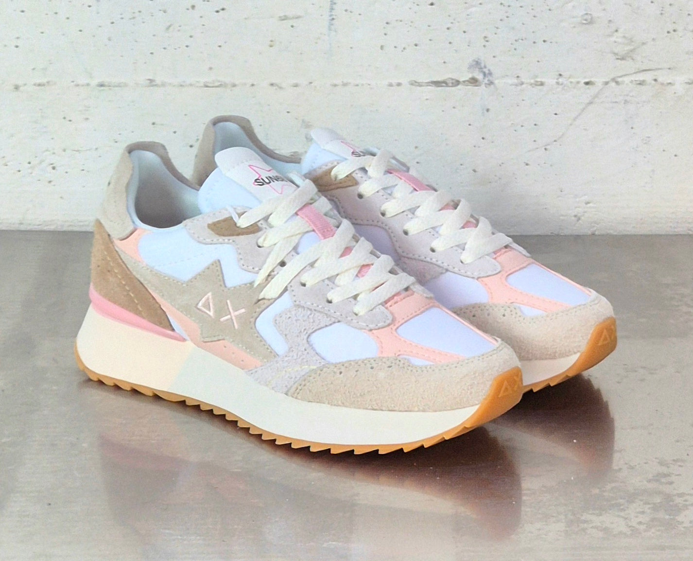 Sun 68 sneaker donna Z3621501 starlight multicolor option bianco