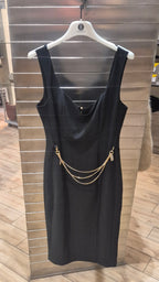 Fracomina abito tessuto tecnico stretch SD2017W42901 053 nero