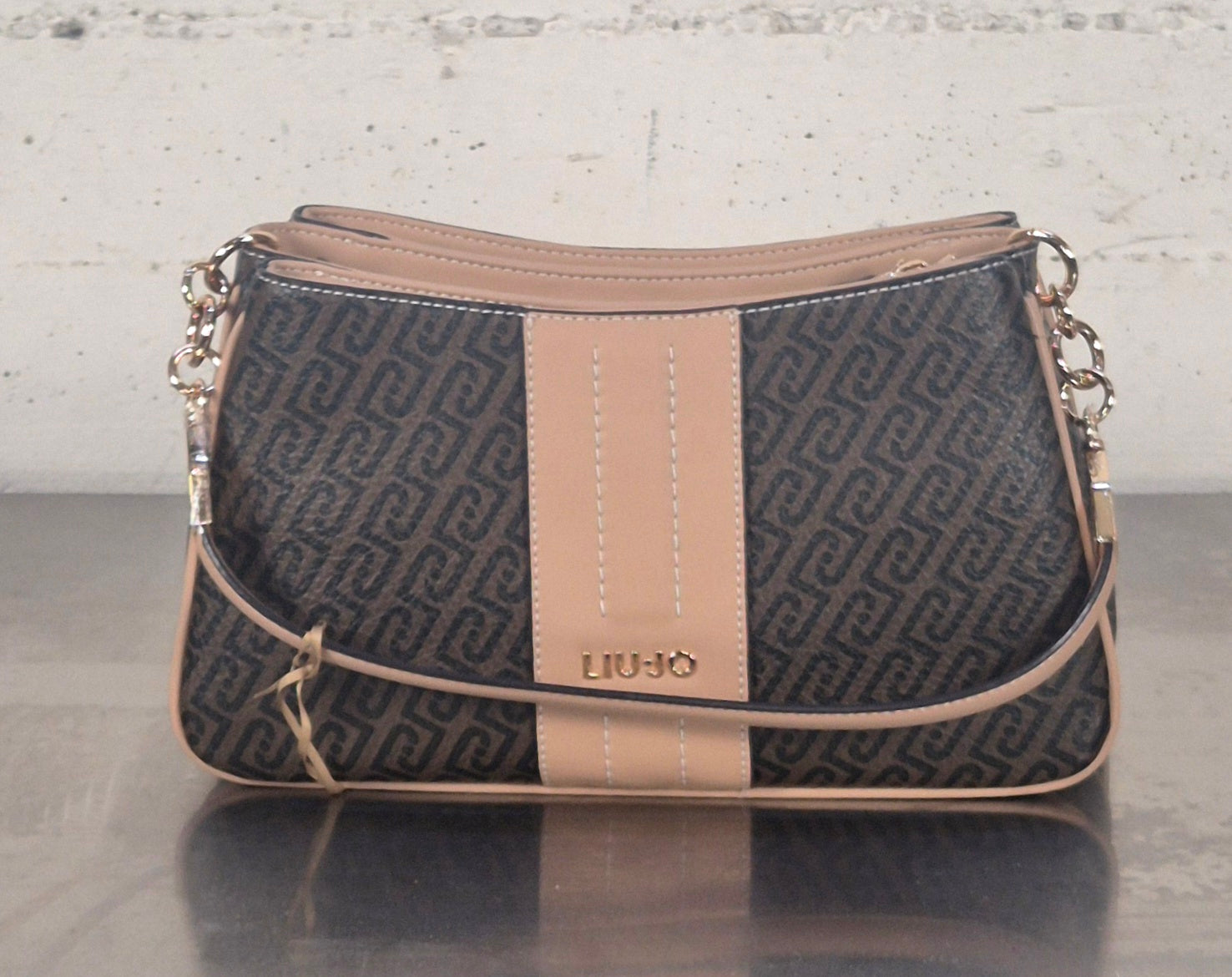 Liu Jo borsa tracolla con scomparti AA6107E118S C3904 moro