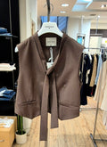 Susy Mix gilet  mistoviscosa  10654 u70 moro