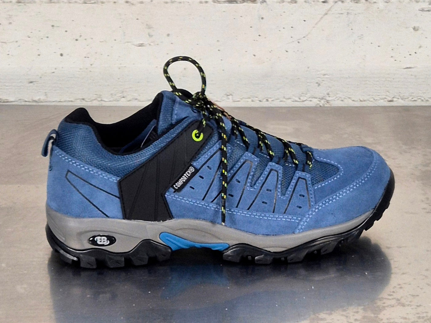 Brutting scarpa Mount Pinos low 211525 blu jeans/giallo