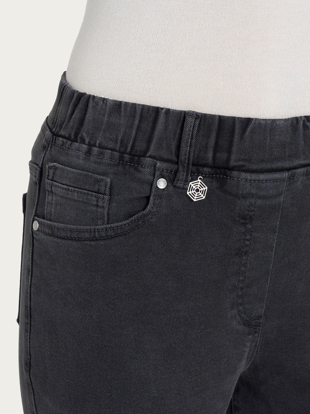 Ragno jeans dritto con elastico DO79PP310 denim antracite