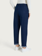 Ragno jeans carrot con elastico DM48P7057 denim blue stretch