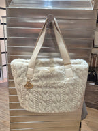 Liu Jo borsa Hobo grande in ecopelliccia beige AF5154E03051308