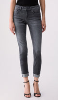 Liu jo jeans skinny con applicazioni UF6006D03058 denim grey