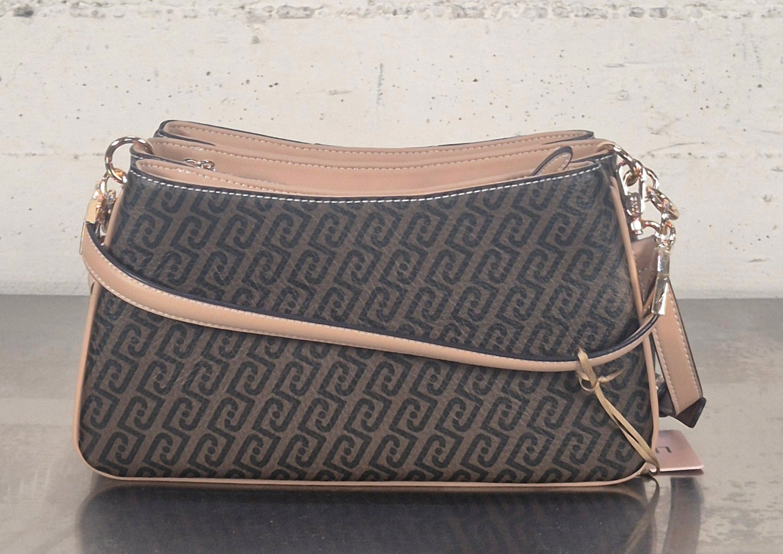 Liu Jo borsa tracolla con scomparti AA6107E118S C3904 moro