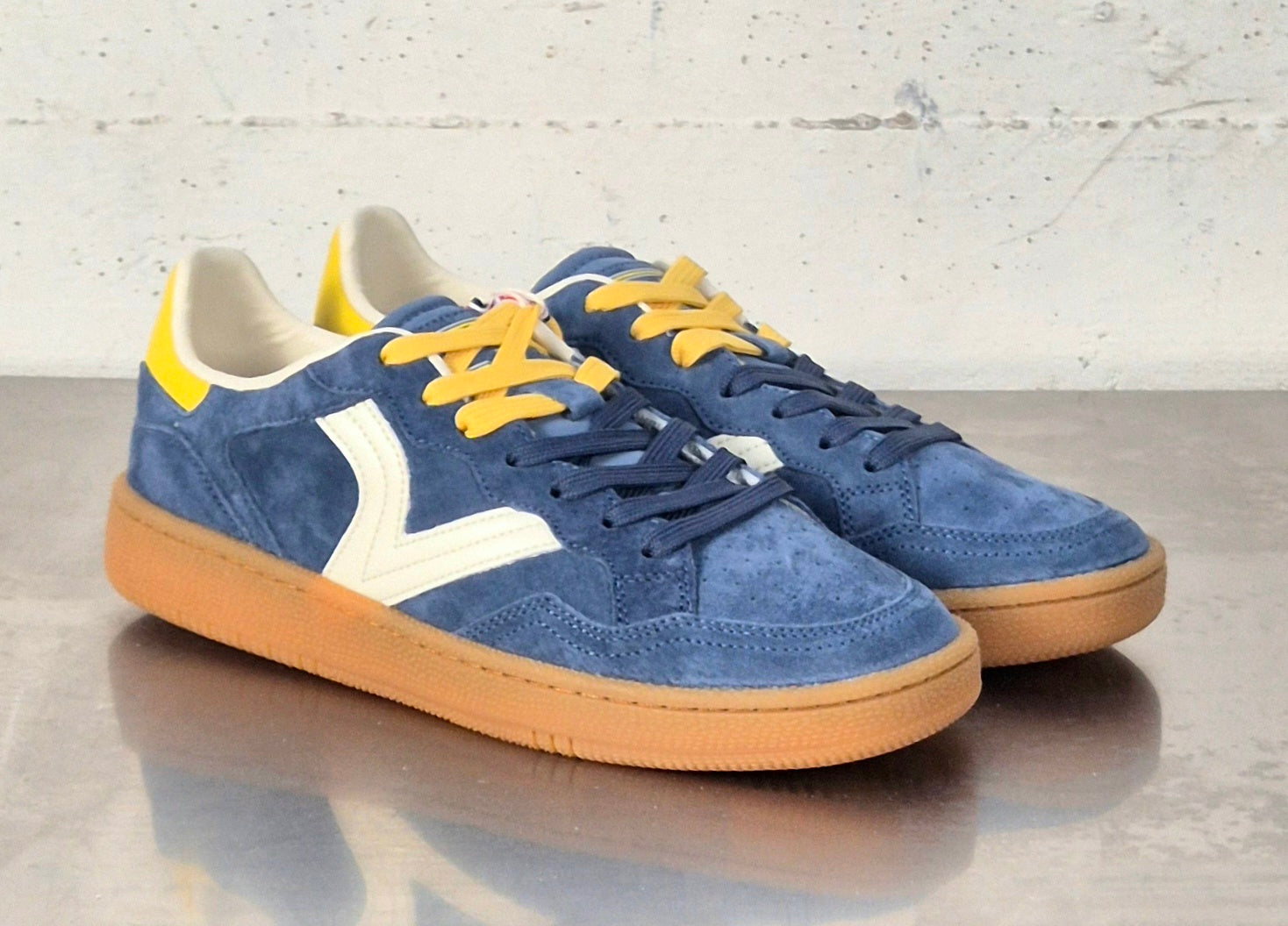 Victoria scarpa uomo 8806116 in pelle suede marino blu jeans
