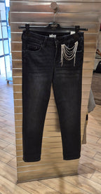 Liu Jo jeans black denim Monroe vita regolare slim UF5006D479787462