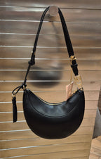 Liu Jo borsa Hobo a mezzaluna nera AF5251E00532222