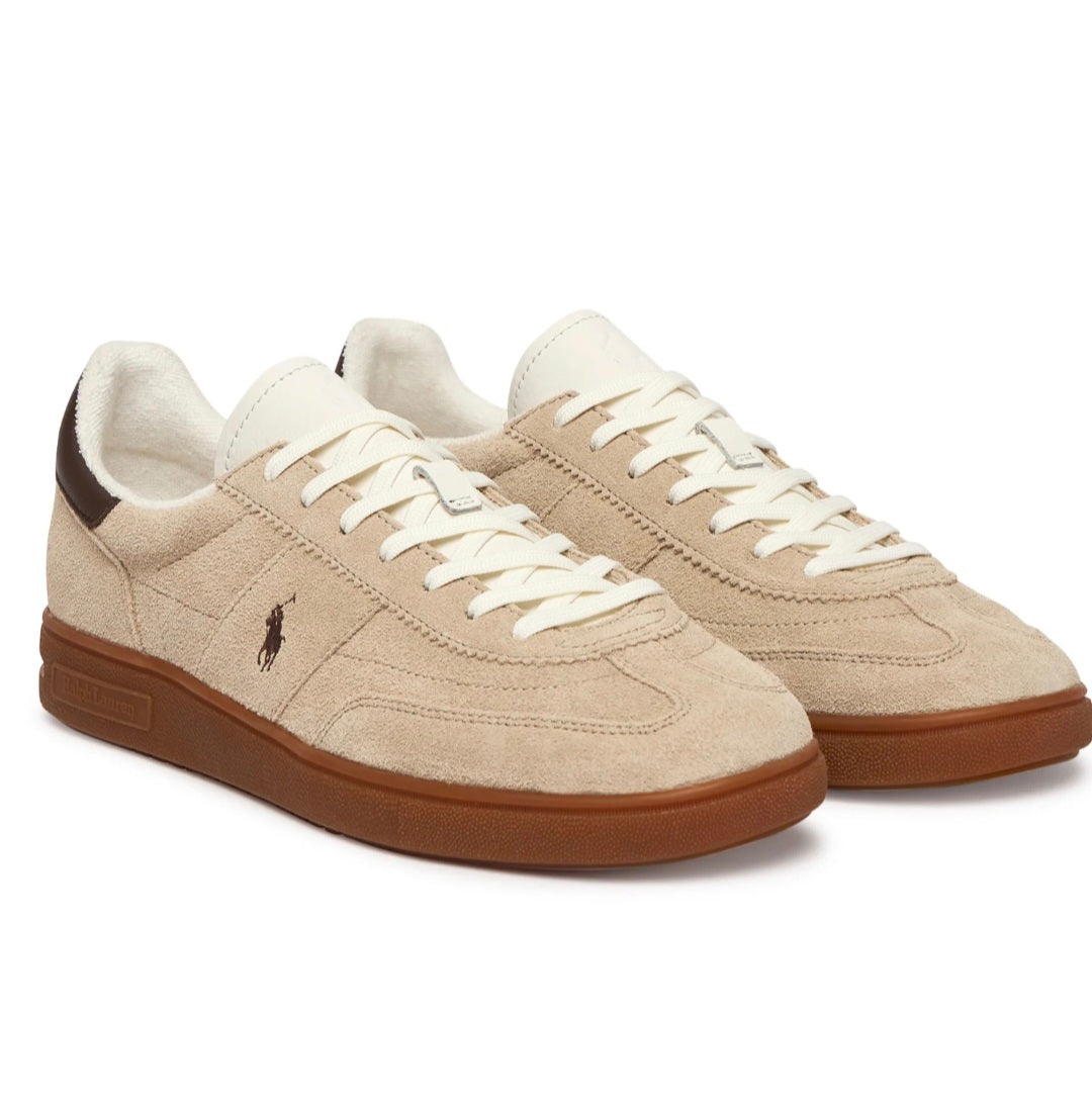 Polo Ralph Lauren sneaker camoscio sabbia 809P09753005