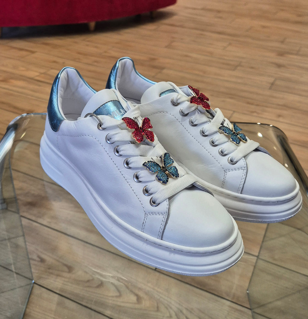 Meline' sneaker pelle bianca 247CCBIE581