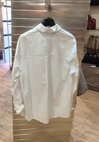 Liu Jo camicia con strass bianca UF5240T039AM9725