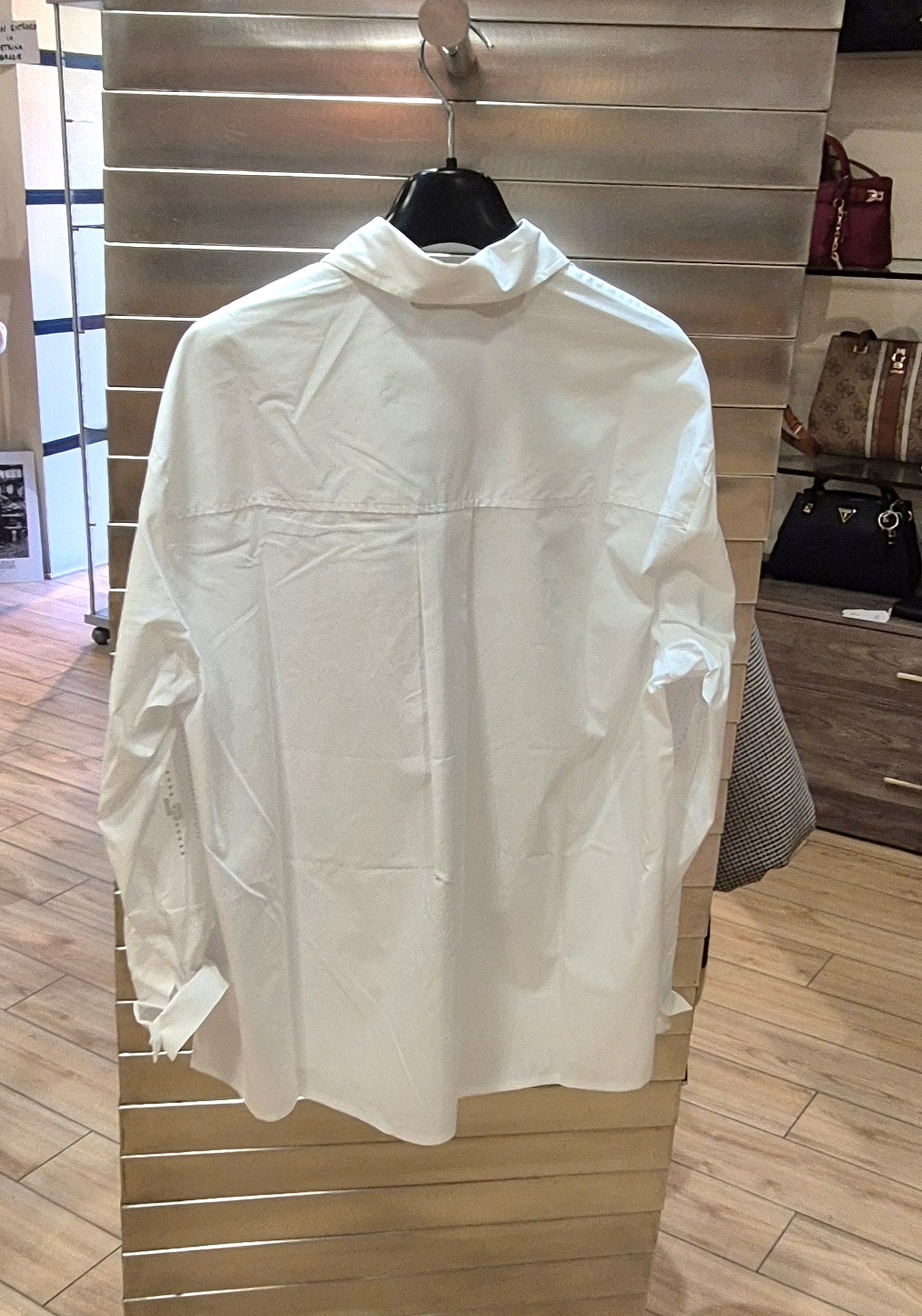 Liu Jo camicia con strass bianca UF5240T039AM9725