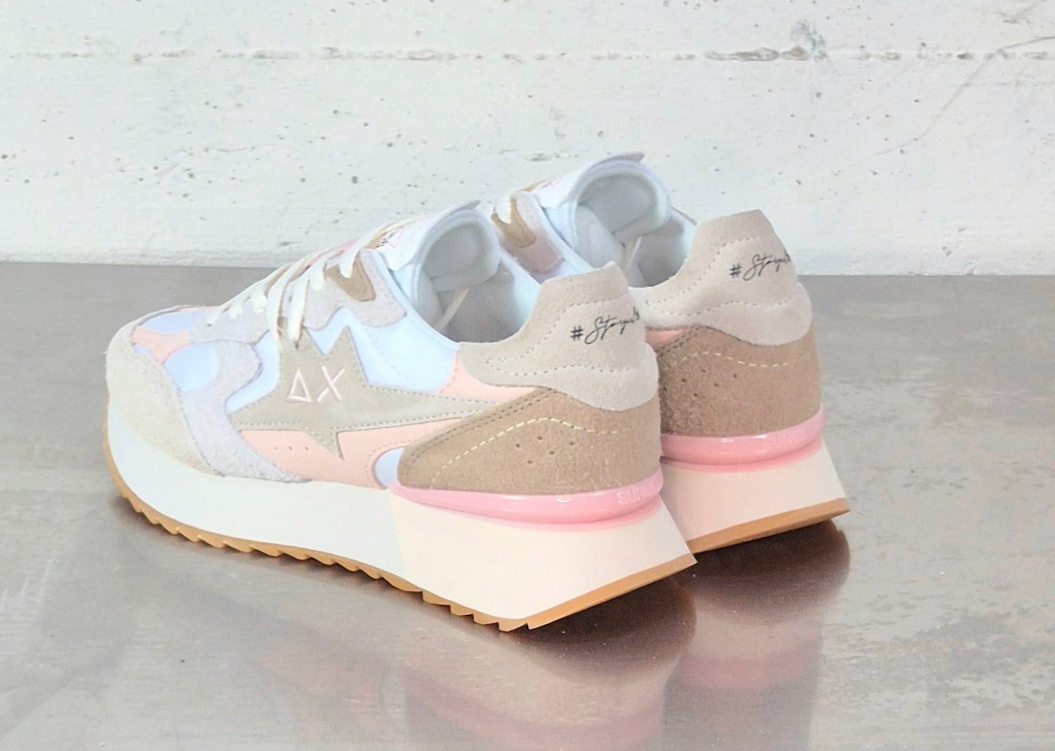 Sun 68 sneaker donna Z3621501 starlight multicolor option bianco