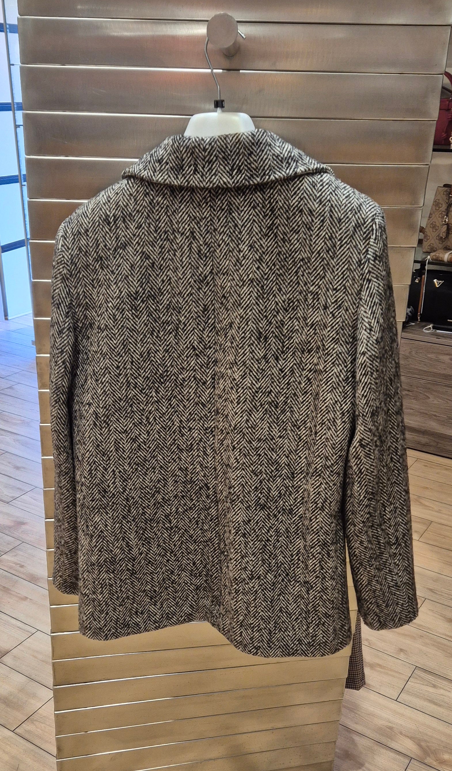 Susy mix giacca mistolana a 1 bottone spigato base marrone M09833U66