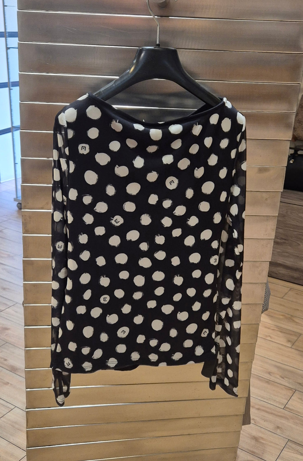 Liu Jo t-shirt manica lunga stampa pois UF5269JS007M9169