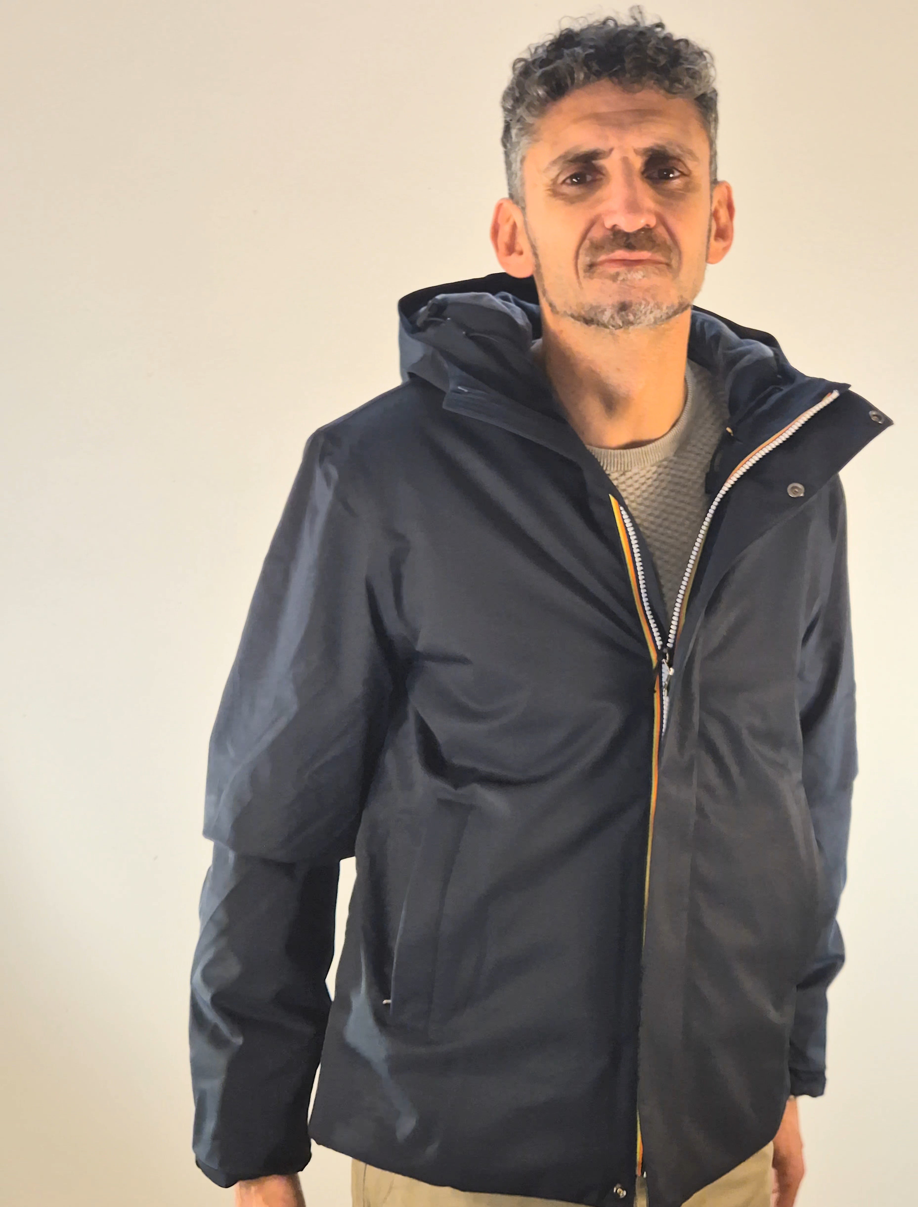 K-way giacca Jacko twill marmotta K8133DWAL9 colore blu