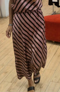Susy Mix gonna lunga riga base rosa GO6521F863UA3