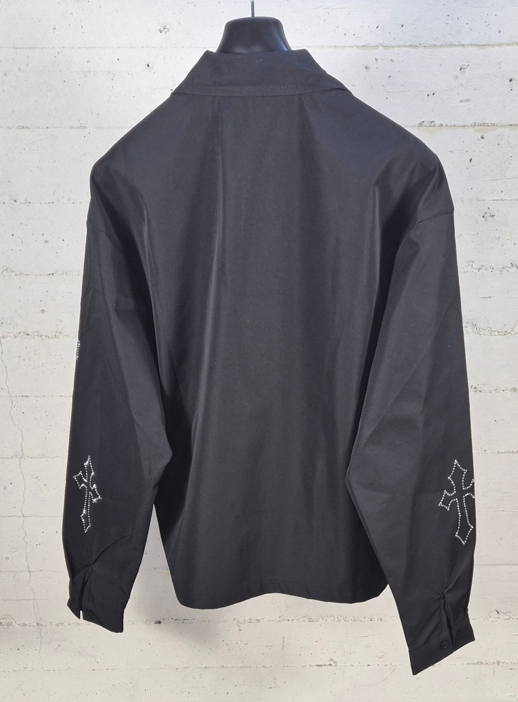 Adon giacca/camicia con croci AD1681 colore nero boxy