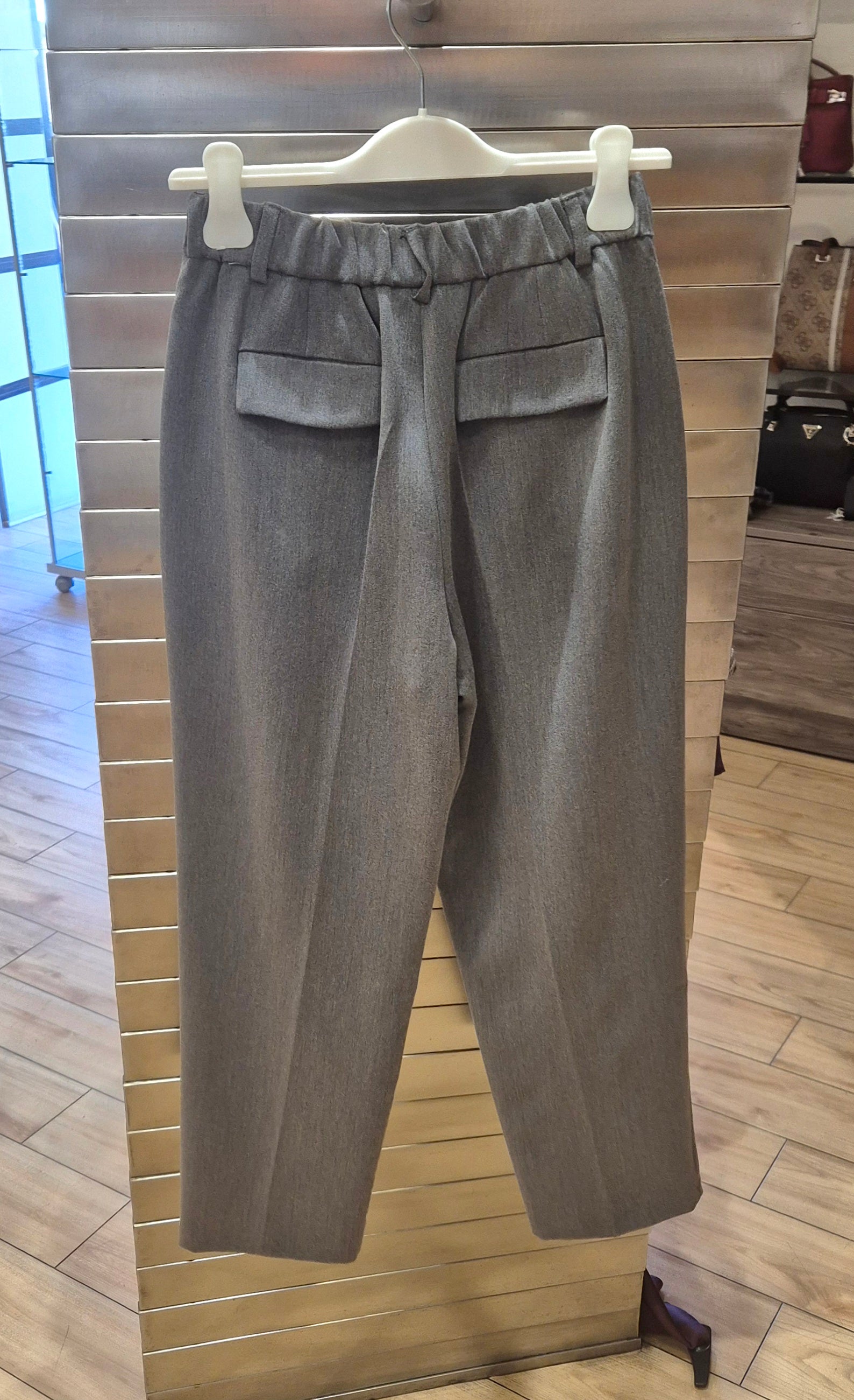 Susy mix pantalone vestibilità relaxed T1676D157U46 grigio