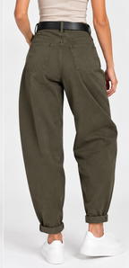 Susy Mix pantalone baloon con cuoricino verde militare 60285PMTRUE0