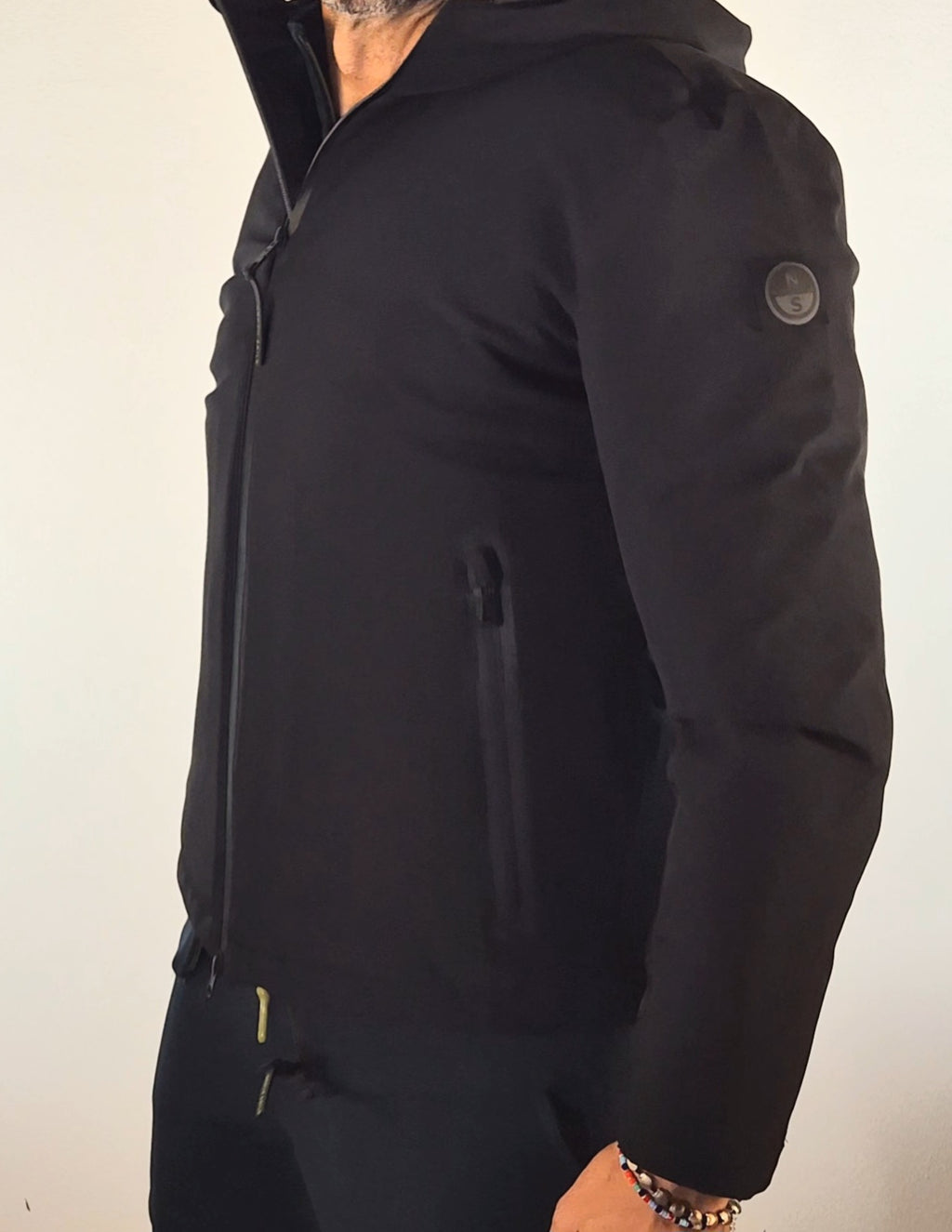 North Sails jacket Hobart tessuto tecnico stretch nero 6033670999