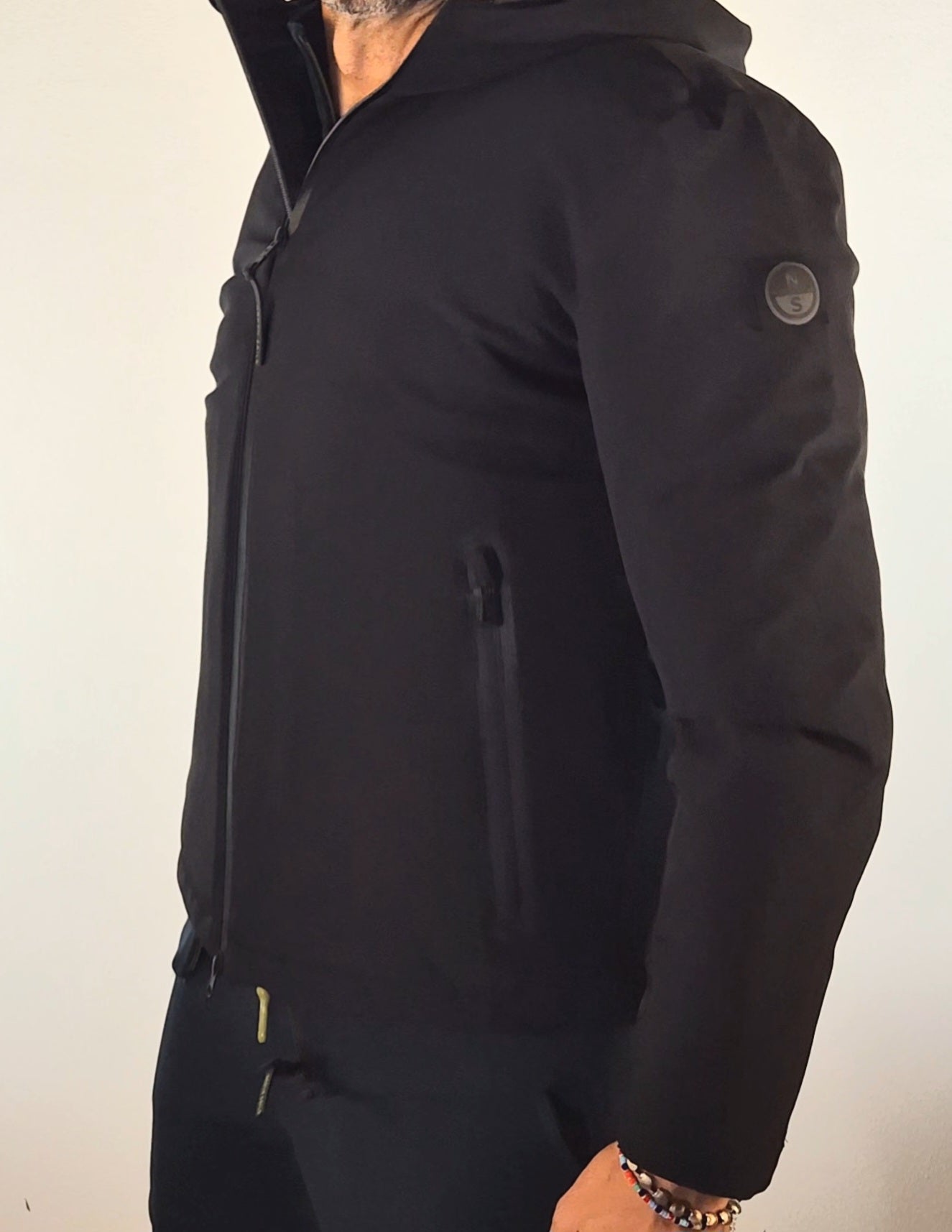 North Sails jacket Hobart tessuto tecnico stretch nero 6033670999