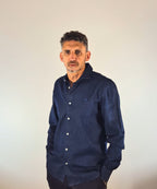 North Sails camicia regular chambray denim scuro 664407c001