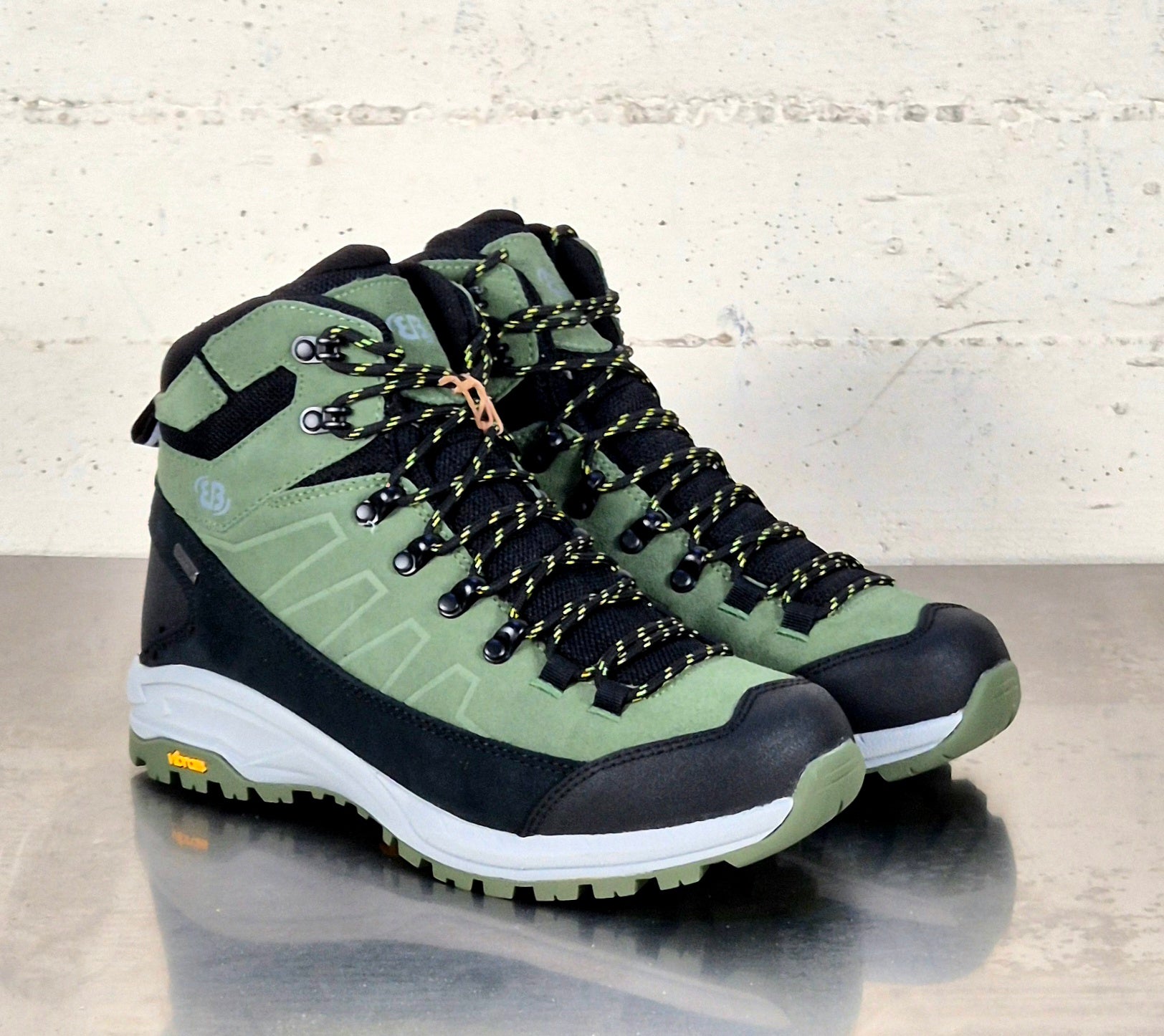 Brutting polacchino Mount Sellery verde/nero con comfortex e fondo vibram 221346