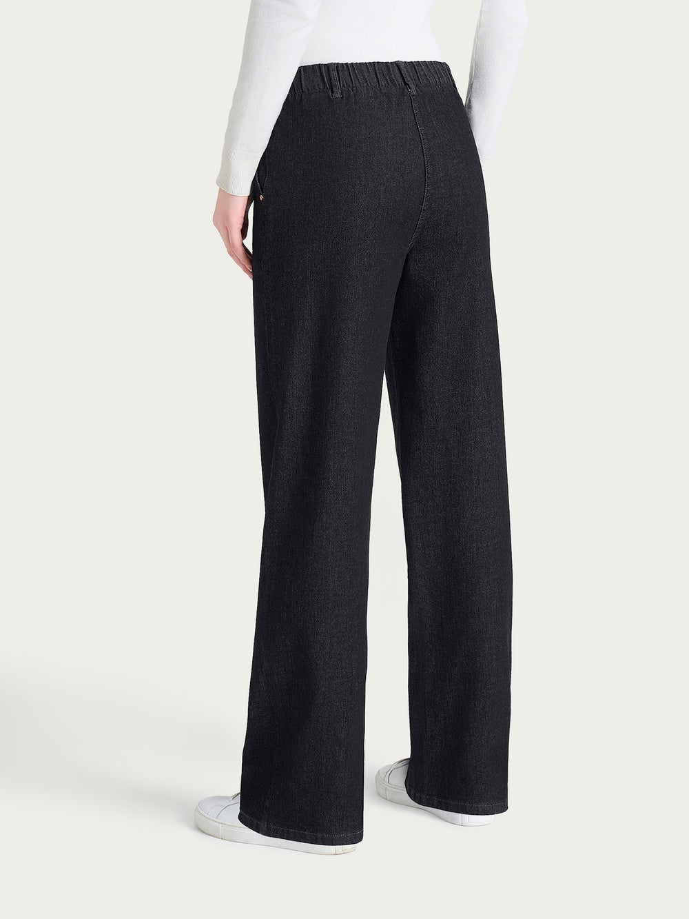 Ragno jeans ampio denim black DR50PEC14 nero stretch