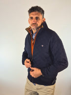 Gant giacca trapuntata con zip blu 25032067081433