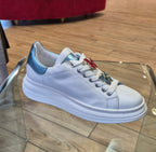 Meline' sneaker pelle bianca 247CCBIE581