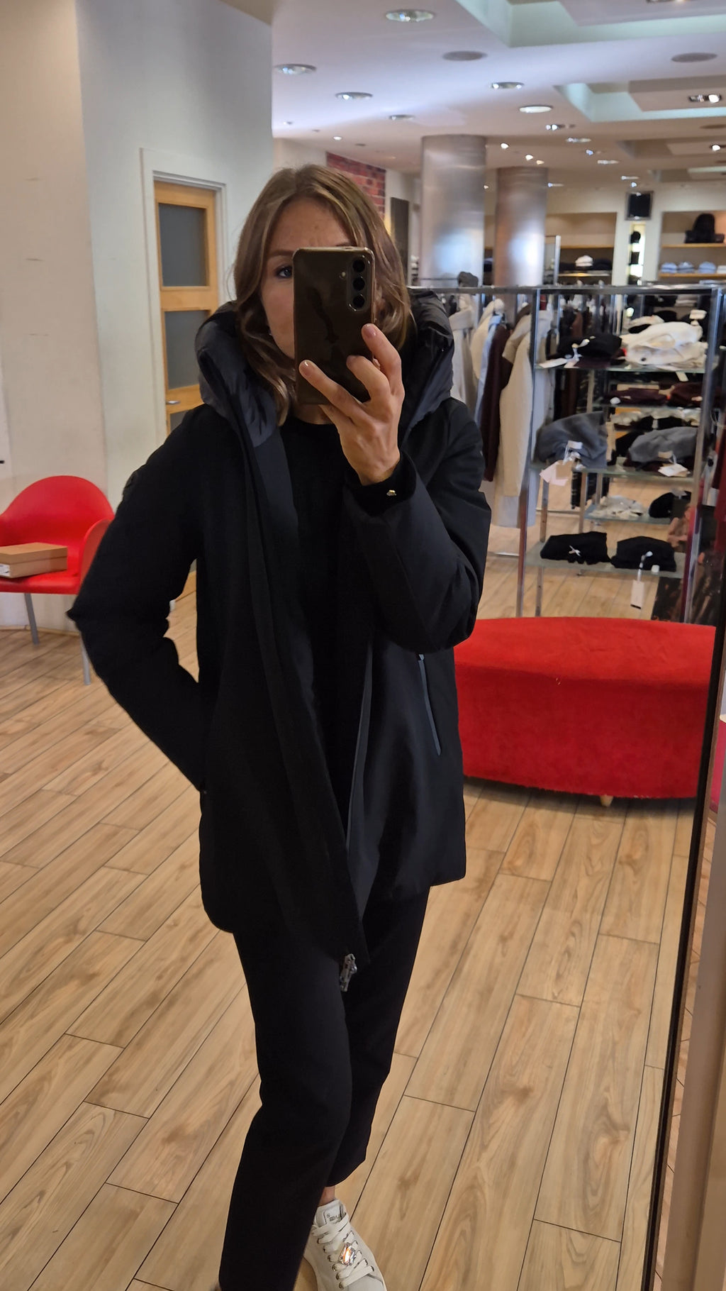 Canadian giacchetto nero 3/4 G224396WBLACK