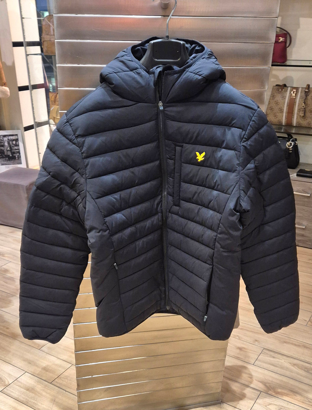 Lyle & Scott giubbino imbottito stretch JK2185SPZ865 nero