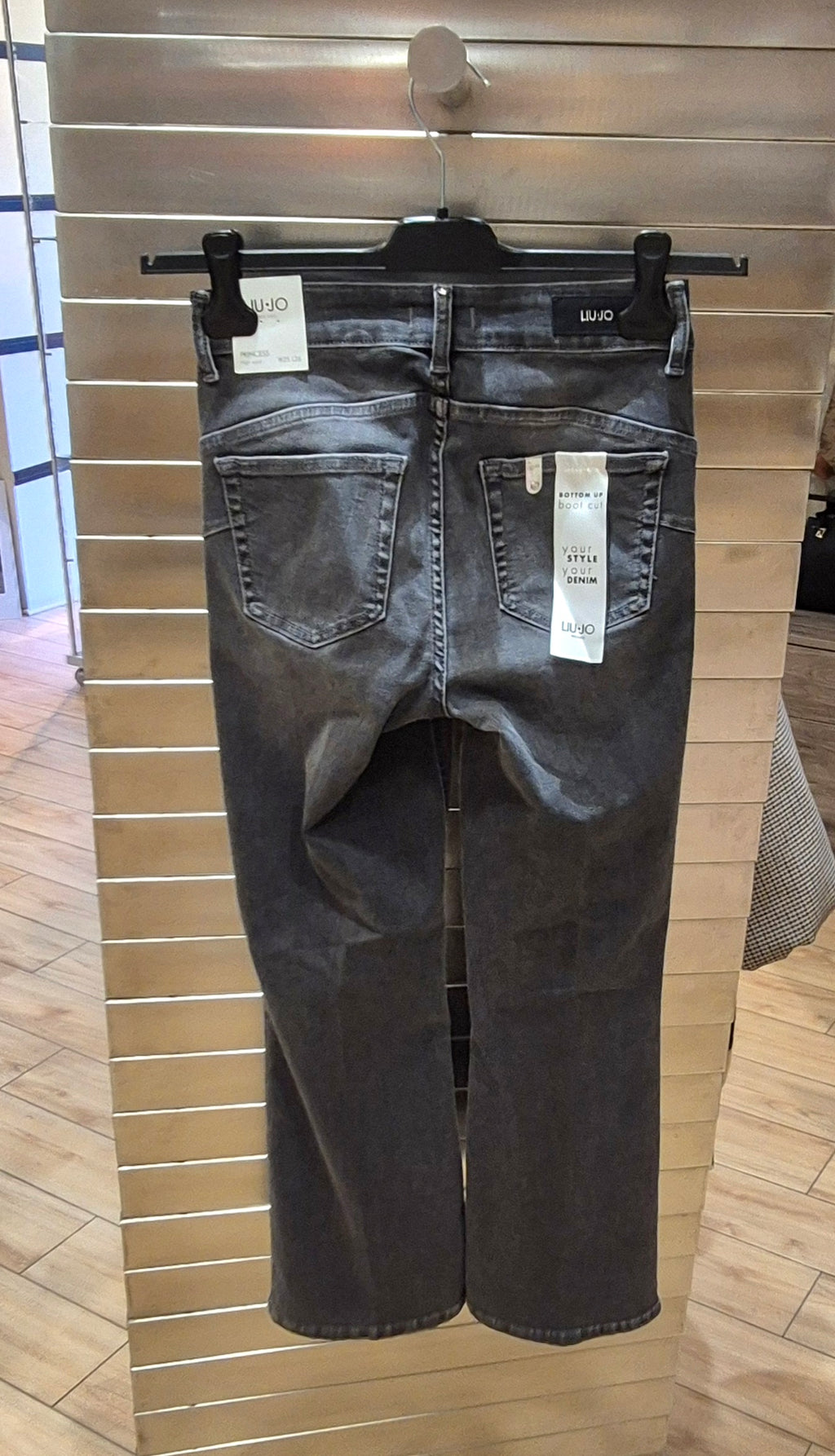 Liu Jo jeans grey Princess vita alta bootcut UF5040D461587352