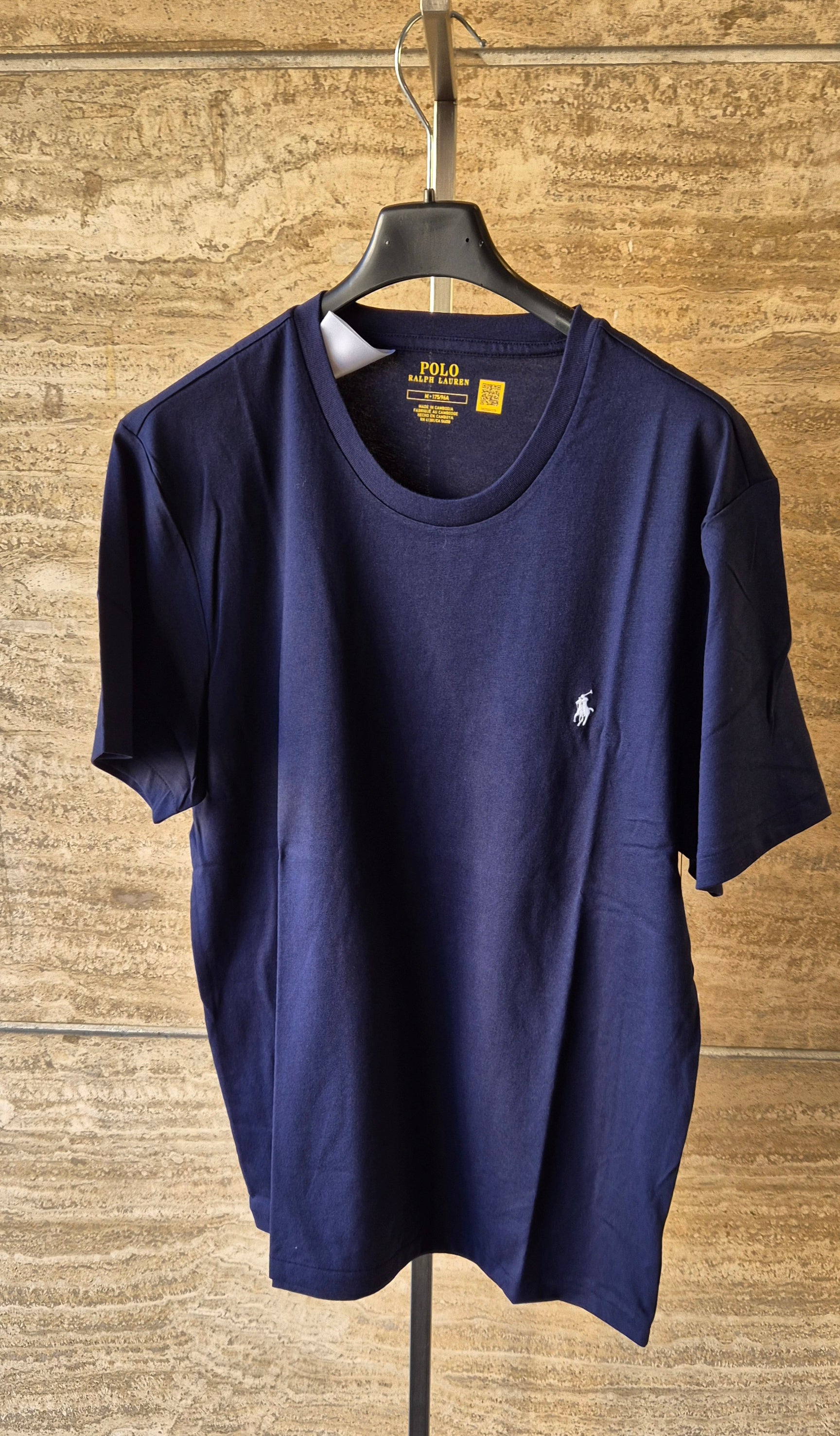 Polo ralph lauren t-shirt manica corta con cavallino BLU 714844756/002