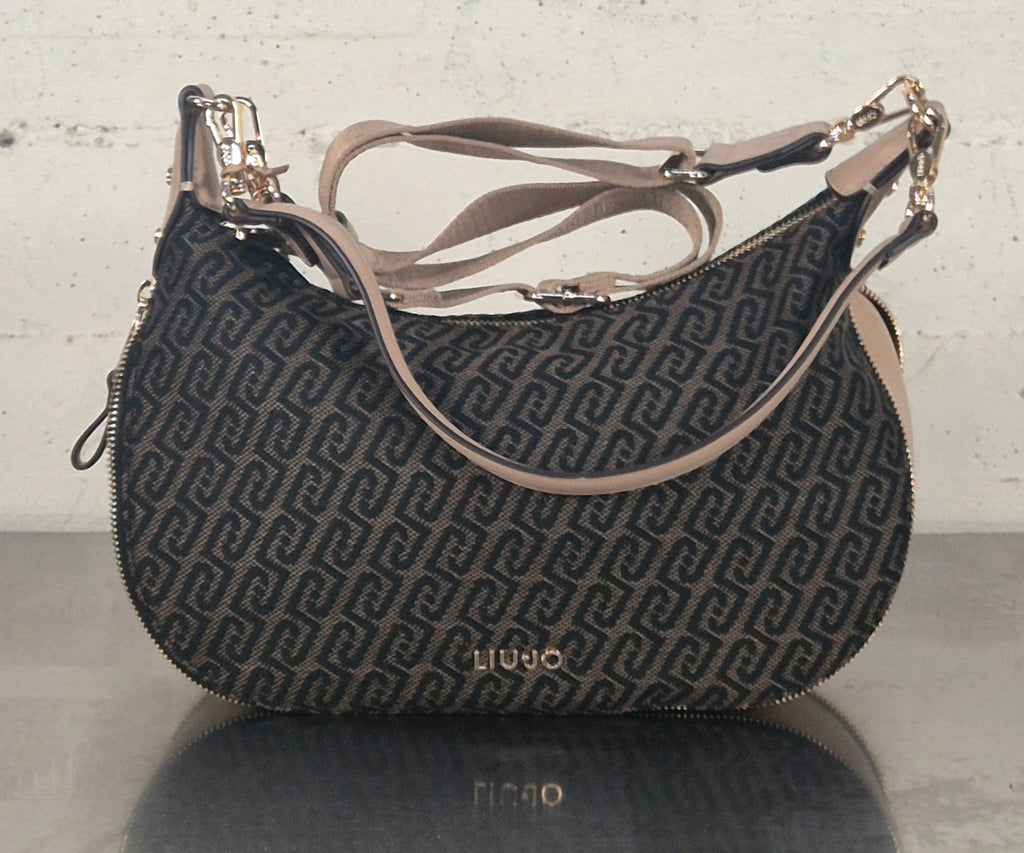 Liu Jo borsa Hobo a mezzaluna media AA6133T378A00533 MORO