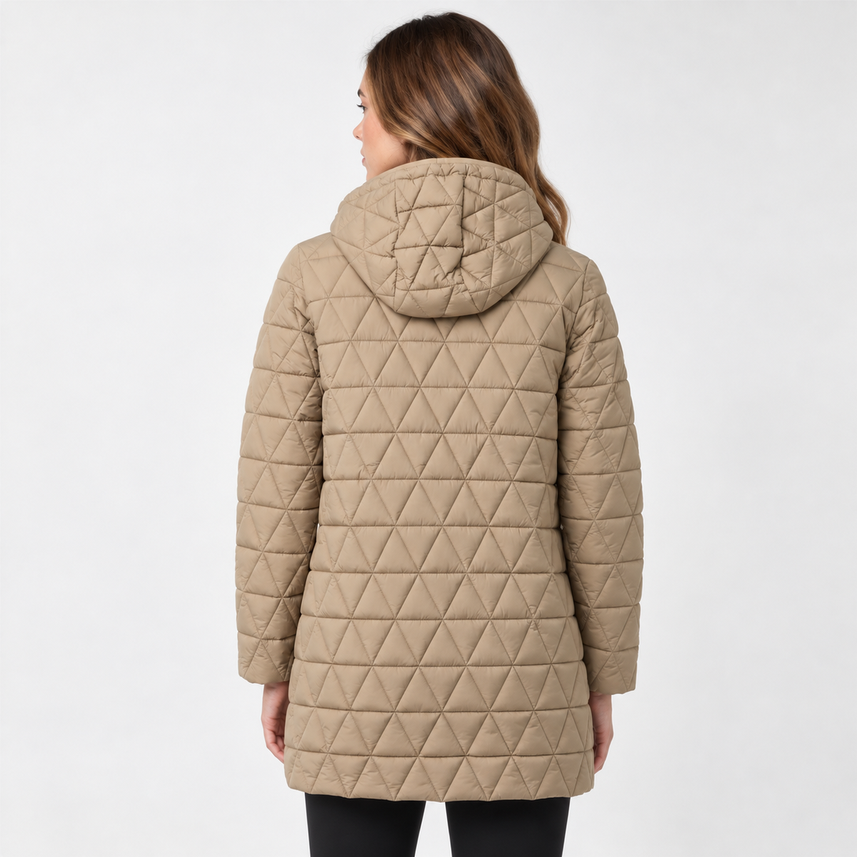 K-way giacca K8161HW 677 trapuntata sabbia Sophie diamond quilted warm jacket