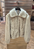 Liu Jo ecopelliccia corta beige MF5094E1044W9868