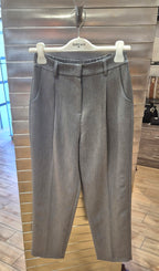 Susy mix pantalone vestibilità relaxed T1676D157U46 grigio