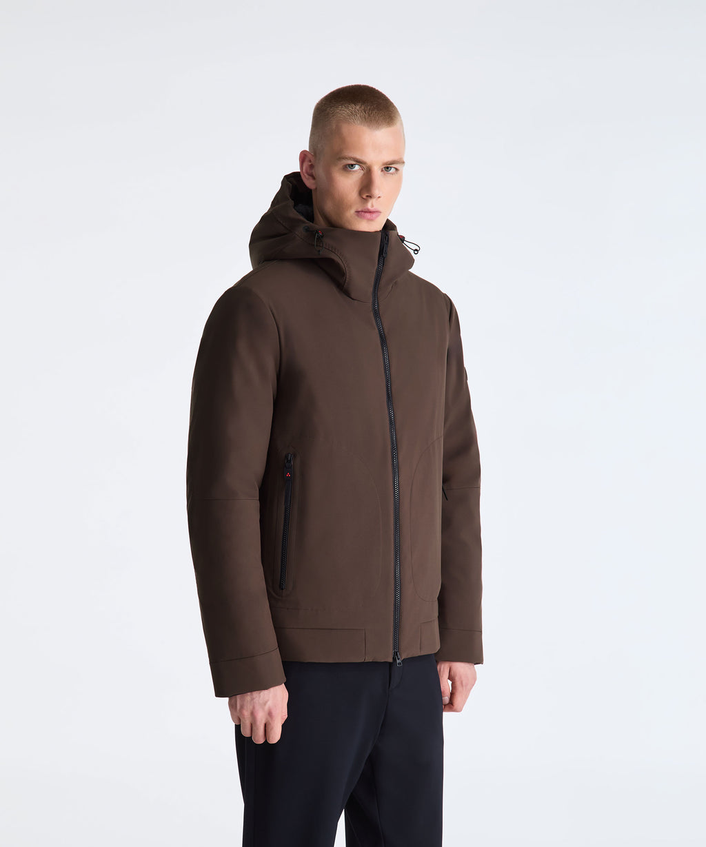 Peuterey giaccone uomo tecnico marrone PEU599501192057194